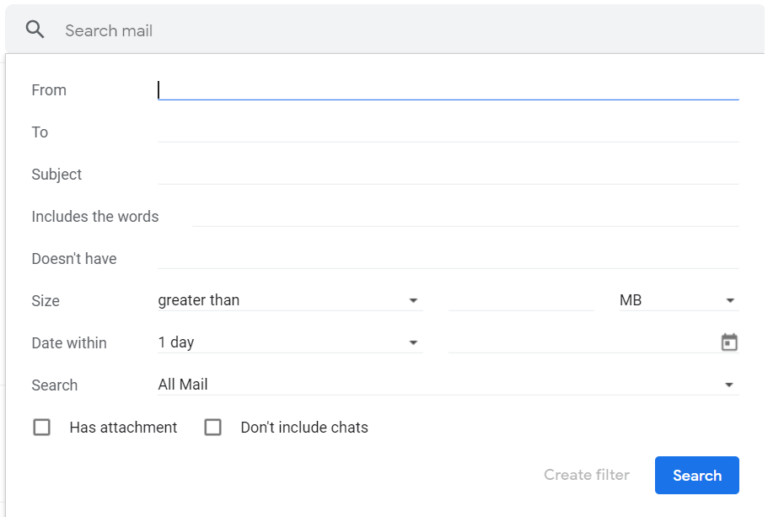 How to Search Old Emails in Gmail Using Date, Recipient, Size, Attachment & Other Parameters?