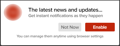 website notification permission prompts