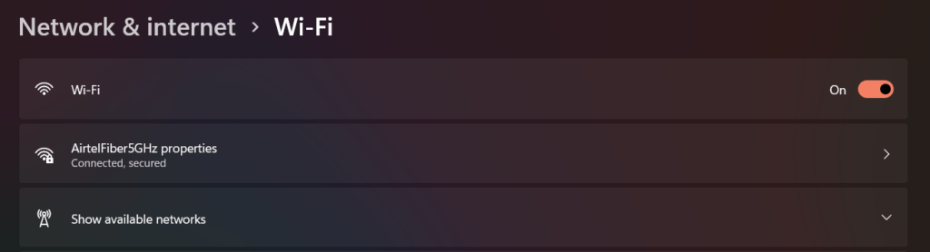 Select your Active Network