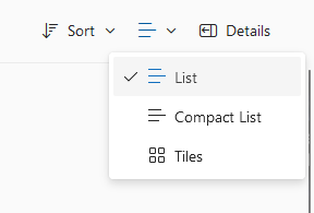 Switch View Options